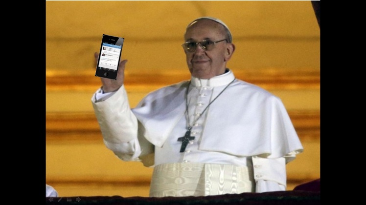 Papa Francisco primer Tweeter
